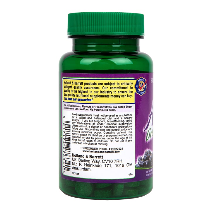 Holland & Barrett Acai with Green Tea 120 Tablets 1500mg